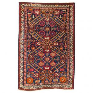 Alfombra SHIRVAN antigua de colección privada - (432).