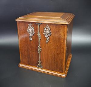 Scatola per sigari antica, Humidor, epoca fine 800 