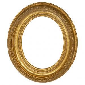 Gran marco ovalado dorado - O/6480 -