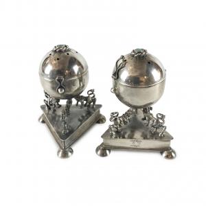 Coppia di Besamin in Argento