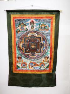 Tangka Tibetano, Siglo XX, Pintado al temple sobre tela