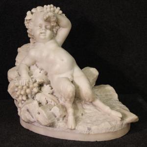 Rara escultura de sátiro del siglo XVIII