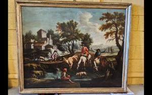 PINTURA AL ÓLEO SOBRE LIENZO